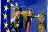 Vi – vælgerne – er ligesom ikke med til festen. Det har ingen konsekvens, hvad vi diskuterer på vælgermøderne. EU-Kommissionens lovgivningskatalog afspejler ikke valgkampen, og vores repræsentanter har ikke mandat til at sætte dagsordenen. Dette er fastslået i EU’s grundlov. Arkivtegning: Rasmus Sand Høyer