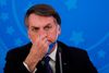 Jair Bolsonaro under en pressekonference. Arkivfoto: Sergio LIMA / AFP