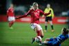 Line Sigvardsen Jensen kommer til at misse finalen mod Holland på søndag. Foto: Jens Dresling