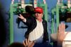 Donald Trump lå klart i spidsen i meningsmålingerne før den anden republikanske tv-debat i nat dansk tid i præsident Ronald Reagans bibliotek i Simi Valley i Californien. Foto Kevork Djansezian/AP