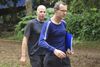 Richard Stanton (til venstre) og John Volanthen (til højre) var de to britiske dykkere, der fandt de 12 thailandske drenge og deres træner i grotten. Foto: AP