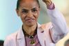 Præsidentkandidaten Marina Silva, der kalder sig selv for sort, er vokset op i Arbejderpartiet, men har skiftet til socialist partiet PSB. Hun står for politiske reformer og en grøn dagsorden. Foto: Andre Penner/AP