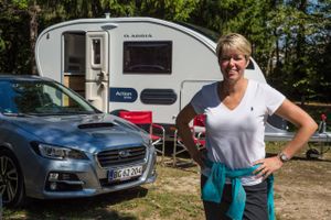 Anne-Vibeke Isaksen er mediechef i DCU, tv-vært og bl.a. forfatter til bogen Campingbogen – Telt, teltvogne, campingvogne, autocamper . Foto: Lasse Londahl Henriksen