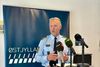 Efterforskningsleder Flemming Nørgaard kunne torsdag formiddag fortælle nyt i sagen om 21-årige Søren Koch, som blev uskyldigt offer for skud. Natten til 8. marts 2022 fandt politiet ham dræbt af skud i sin bil i Viby. Siden da har en intens efterforskning af drabet været i gang. Foto: Simon Carlson