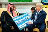 Donald Trump besluttede i maj at gå uden om en vurderingsproces fra Kongressen og gennemføre et salg af militært udstyr til Saudi-Arabien og øvrige arabiske lande. Foto: Mandel Ngan/AFP