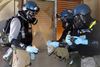 Ifølge FN-inspektørerne er der affyret luftværnsraketter, der indholdt nervegassen sarin, mod Ein Tarma, Moadamiyan og Zamalaka i det område af Damaskus, der kaldes Ghouta.