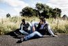 Jyllands-Posten mødte den 28-årige Sofyan Ayad i sidste uge, da han som én af omkring 300 flygtninge og migranter gik på E47-motorvejen fra Rødby. Den seneste uge har han på de sociale medier delt en række billeder af påståede islamister, som han frygter er rejst med ind i Europa i flygtningestrømmen. Foto: Jens Henrik Daugaard