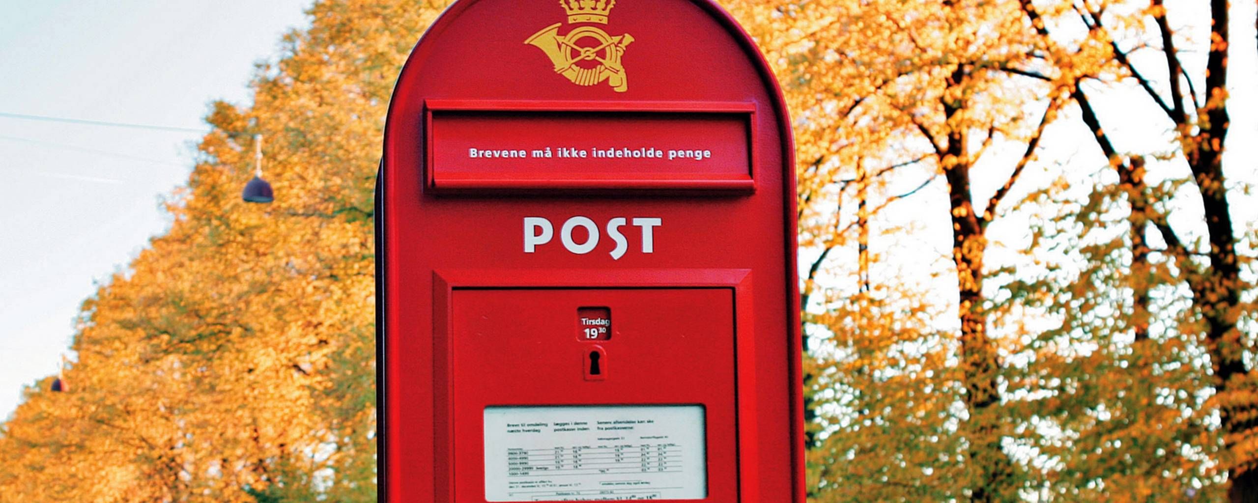 Post advarer mod postkasser