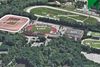 Kongelundens plan var at placere et nyt fodboldstadion for enden af det nuværende stadion, hvor der i dag er tennisbaner og skovområde, men det er blevet afvist af Miljøstyrelsen. Foto: Aarhus Kommune