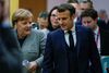 Den tyske kansler, Angela Merkel, sammen med frankrigs præsident, Emmanuel Macron. Foto: Kenzo Tribouillard/Reuters