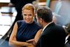 Udlændinge-, integrations- og boligminister Inger Støjberg og Socialdemokraternes Dan Jørgensen. Foto: Jens Dresling/Polfoto