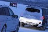 Det bliver hurtigt mørkt deroppe kun en times kørsel fra Polarcirklen. Men Mercedeser virker jo også, når man tænder lyset.