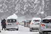 Siden lørdag morgen er der faldet mere end en halv meter sne på den nordlige side af Alperne i Østrig. Foto: Matthias Schrader/AP