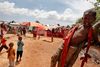 Flygtningelejr i Somalias hovedstad, Mogadishu. Arkivfoto: Farah Abdi Warsameh/AP