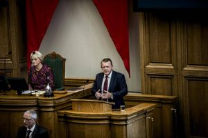 Statsminister Lars Løkke Rasmussen (V) åbner Folketinget i dag på en bund af brede aftaler, der er indgået med især DF og Socialdemokratiet. Foto: Linda Johansen