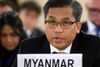 Myanmars ambassadør Kyaw Moe Tun skulle have været lemlæstet eller myrdet, så militærjuntaen kunne få sin egen mand placeret i FN. Ambassadøren har fastholdt sin støtte til Aung San Suu Kyi og det demokratiske Myanmar og har afvist at forlade positionen som landets FN-ambassadør. Foto: Denis Balibouse/Reuters