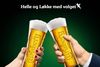 Her er et billede fra Carlsbergs Facebookside.