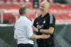 Ifølge Ståle Solbakken (t.h.) var kampen i går i aftes en af FCK's bedste kampe nogensinde. Foto: Wolfgang Ratay