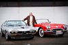 Knud Erik Guldager sværmer for V8’ere. Den mest sjældne, Alfa Romeo Montrealen, fra 1978 er perlen i samlingen, hvor en Chevrolet Corvette fra 1959 også syner godt. Fotos: Christian Klindt