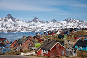 USA’s ambassadør, Carla Sands, har begrundet en donation på 83 millioner kroner til Grønland med et ønske om at skærme grønlænderne fra "ondartet påvirkning og afpresning" fra Kina og Rusland. Det får Ruslands ambassadør til at komme med en skarp kritik af USA. Arkivfoto: Lucas Jackson/Reuters