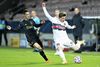 FC Midtjyllands offenssivspiller Anders Dreyer scorede et mål imod Ajax i Champions Leagues gruppe D tidligere i november. FCM tabte kampen i Herning 1-2. Nu er Dreyer udtaget til landsholdet. Foto: Henning Bagger/Ritzau Scanpix