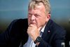 Partiformand Lars Løkke Rasmussen førte ordet, da Moderaterne lørdag holdt pressemøde efter partiets sommergruppemøde i Nyborg. Foto: Tim Kildeborg Jensen/Scanpix