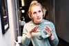 Maria Fisker og håndboldkvinderne – med mundbind – mødte mandag ind til landsholdssamling i Aarhus. Foto: Henning Bagger/Ritzau Scanpix