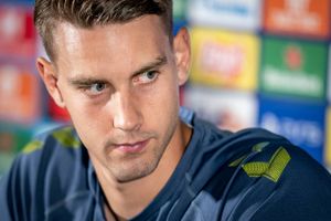 Andreas Maxsø skal sammen med resten af Brøndbys forsvar holde Salzburg fra store chancer i onsdagens kamp.