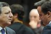 David Cameron (t.h.) sammen med EU-Kommissionens formand, José Manuel Barroso (t.v.).