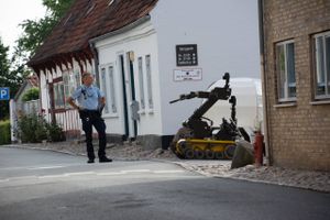 Overtryk i en øl-fustage førte til afspærring og tilkaldelse af Forsvarets ammunitionsrydningstjeneste.