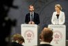 Helle Thorning-Schmidt (S) og Morten Østergaard (R)
