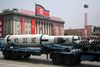 Landets våben blev vist frem, da Nordkorea i april viste sin militære styrke frem ved i parade i anledning af landets stifters fødselsdag. Siden har landet affyret flere missiltests. Foto: Wong Maye-E/AP