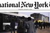 Sådan ser et udsnit af torsdagens forside på International New York Times ud. Et citat fra artiklen lyder: »Kritikere siger, at tiltagene fremkalder Europas mørkeste stunder, da nazisterne beslaglage værdigenstande fra jøder under Holocaust.«