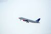 Fly fra luftfartsselskabet SAS letter fra Københavns Lufthavn, Kastrup.