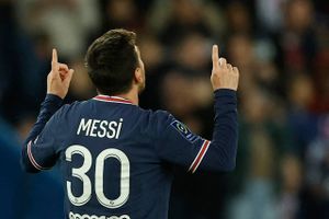 Et magisk øjeblik fra Lionel Messis venstrefod sørgede for et point til PSG og et fransk mesterskab.