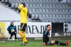 Lasse Kryger ærgrer sig efter en stor AC Horsens-chance. Foto: Mikkel Berg Pedersen