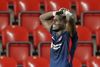 Soccer Football - Champions League - Play-off - First Leg - Slavia Prague v FC Midtjylland - Sinobo Stadium, Prague, Czech Republic - September 22, 2020 FC FC Midtjylland's Sory Kaba reacts during the match FC Midtjylland fik et godt udgangspunkt i jagten på Champions League-deltagelse, da det tirsdag aften blev til 0-0 mod de tjekkiske mestre fra Slavia Prag. Det skriver Ritzau, onsdag den 23. september 2020.. (Foto: DAVID W CERNY/Ritzau Scanpix)