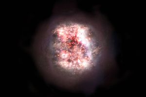 To ældgamle galakser, der ligger skjult bag kosmiske støvskyer, kan kaste nyt lys på det unge univers’ udvikling.