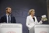Statsminister Helle Thorning-Schmidt (S) og indenrigs- og økonomiminister Morten Østergaard (R).