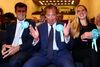 Brexit Party leader Nigel Farage waits reacts to the results for the European Parliamentary election in Southampton, Britain, May 27, 2019. REUTERS/Hannah McKay TPX IMAGES OF THE DAY