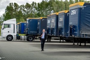 Jens Bjørn Andersen, adm. direktør i transportvirksomheden DSV skal finde de tunge opkøbskroner frem, hvis DSV vil købe DB Schenker. Foto: Lars Krabbe.