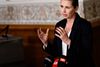Mette Frederiksen præsenterer genåbnings anden fase. Arkivoto: Philip Davali/Ritzau Scanpix