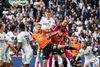 Nye krav til kommende klubejere i Danmark kommer kun til at gælde, hvis de overtager mere end en tredjedel af en klub, viser udkast til nyt regelsæt. På billedet er der kamp om ejerskabet til bolden under superligakampen mellem FC København og Randers FC i Parken den 24. april. Foto: Mads Claus Rasmussen/Ritzau Scanpix