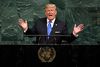 Donald Trump under sin tale til FN's Generalforsamling i 2017. Arkivfoto: Richard Drew/AP