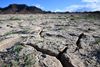 Bunden af flere søer kommer til syne, efter tørke har ramt Colorado River-floden i det sydvestlige USA. Her ved Lake Mead i Boulder City, Nevada. Foto Patrick T. Fallon, AFP.