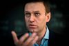 (FILES) In this file photo taken on January 16, 2018 Russian opposition leader Alexei Navalny speaks during an interview with AFP at the office of his Anti-corruption Foundation (FBK) in Moscow. - The Russian opposition leader Alexei Navalny was in intensive care in a Siberian hospital on August 20, 2020 after he fell ill in what his spokeswoman said was a suspected poisoning. (Photo by Mladen ANTONOV / AFP)