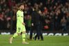 Barcelonas Lionel Messi går mod omklædningsrummet efter nederlaget på 0-4 til Liverpool i Champions League-semifinaleopgøret mod Liverpool på Anfield. Foto: Oli Scarf/AFP