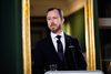 Vi har lige taget afsked med vores næstformand, nu tager vi afsked med vores tidligere formand og statsminister. Så ja, vi er presset, siger Jakob-Ellemann Jensen. Foto: Philip Davali/Ritzau Scanpix