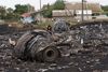 Vragdele fra Malaysia Airlines' passagerfly MH17, der blev skudt ned over det østlige Ukraine.