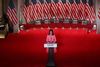 USA’s tidligere FN-ambassadør Nikki Haley afviste i sin tale, at USA er racistisk. Foto: Olivier Douliery/AFP
